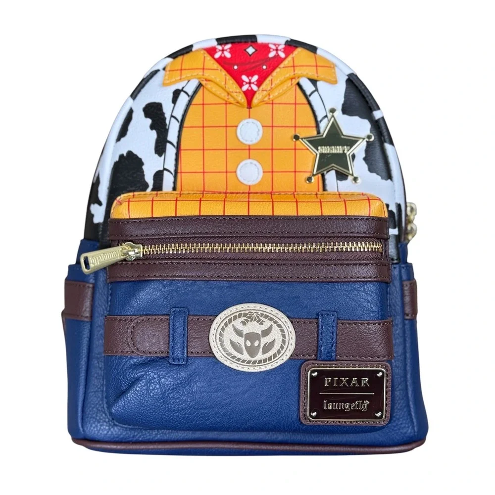 NWT Loungefly HARD TAG Disney Sheriff Wood Toy Story Mini Backpack Bag Purse